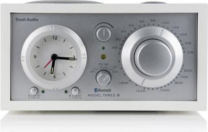 Tivoli Audio Audio - Model 3 BT met USB - Wekkerradio met Bluetooth - Wit/Zilver (AM, FM, Bluetooth)