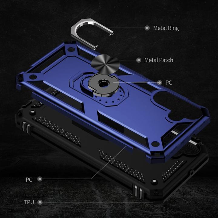 Immagine prodotto Cover-Discount Galaxy A15 - Custodia Armor con kickstand blu (Samsung Galaxy A15)