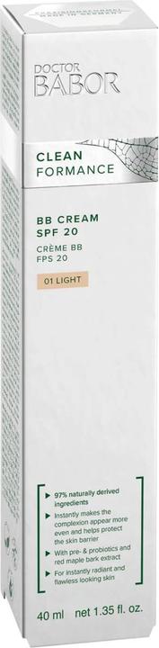Produktbild Babor DOCTOR CLEANFORMANCE BB Cream 01 Light SPF 20 (01 Light)