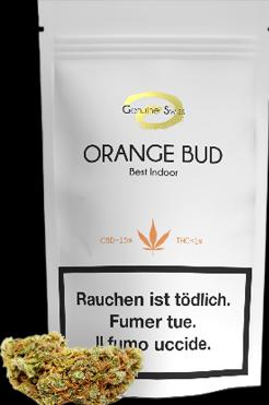 Actual product image Genuine Swiss Orange Bud (2.50 g, Indoor)