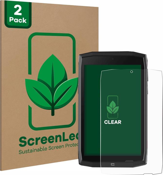 Actual product image ScreenLeaf Protective film sustainable screen protector screen protector film clear transparent (2 Piece, Core T4)