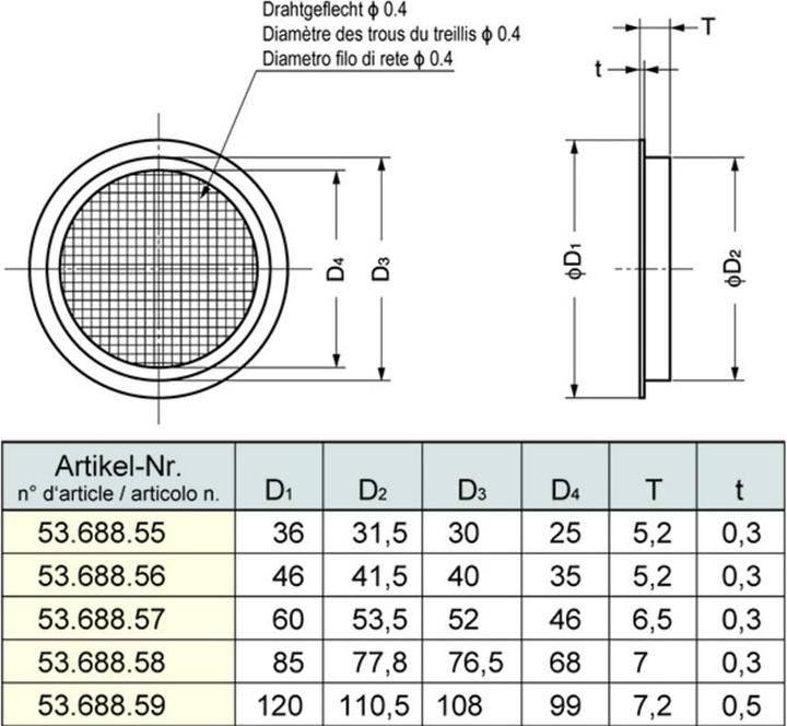 Image du produit Werkstarck Grille d'aération