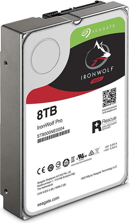 Actual product image Seagate IronWolf Pro (8 TB, 3.5")