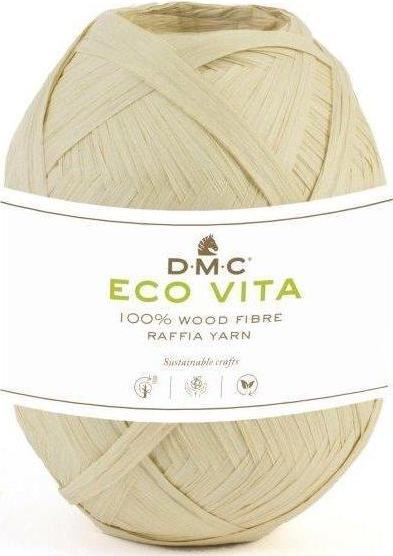 DMC Fil de tissu Eco Vita Raffia 50 g, Nature (100 m)