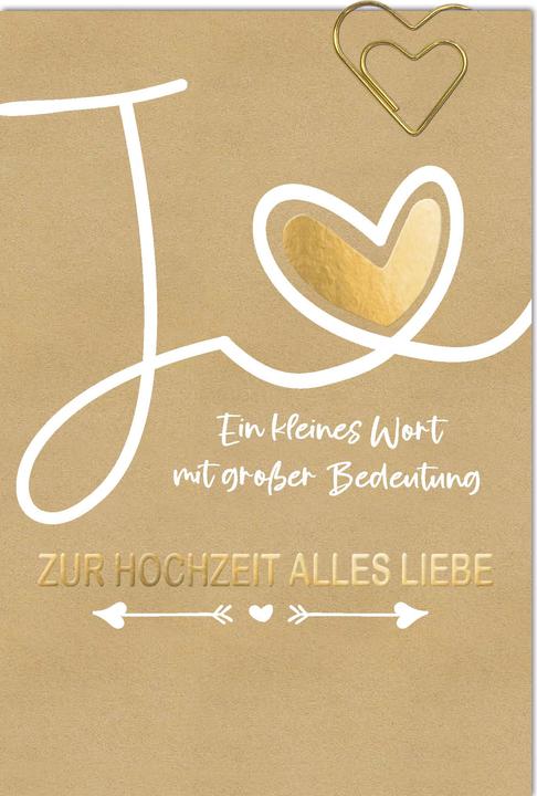 Produktbild Braun + Company Karte Hochzeit PK 329