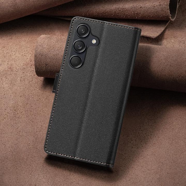 Produktbild Binfen Color Galaxy A56 - BINFEN Leder Etui Hülle mit RFID Blocker (Samsung Galaxy A56)