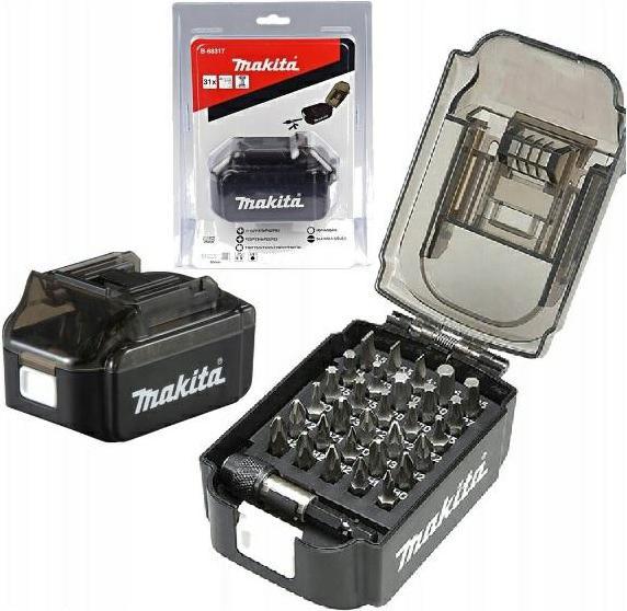 Actual product image Makita B-68317 Rotating bit set "Li-ion battery" 31 pcs. PH0, PH1, PH2, PH3, PZ0, PZ1, PZ2, PZ3, T10, T15 (PZ1, T10, PZ2, PZ3, T15, PZ0, PH2, PH1, PH0, PH3)