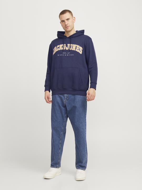 Actual product image Jack & Jones Jjecaleb Varsity Sweat Hood Noos Pls (3XL)