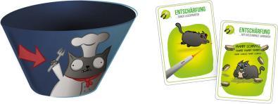Actual product image Asmodée EXKD0022 - Exploding Kittens: Recipes for Disaster, for 2-5 players, ages 7+ (DE edition) (German)