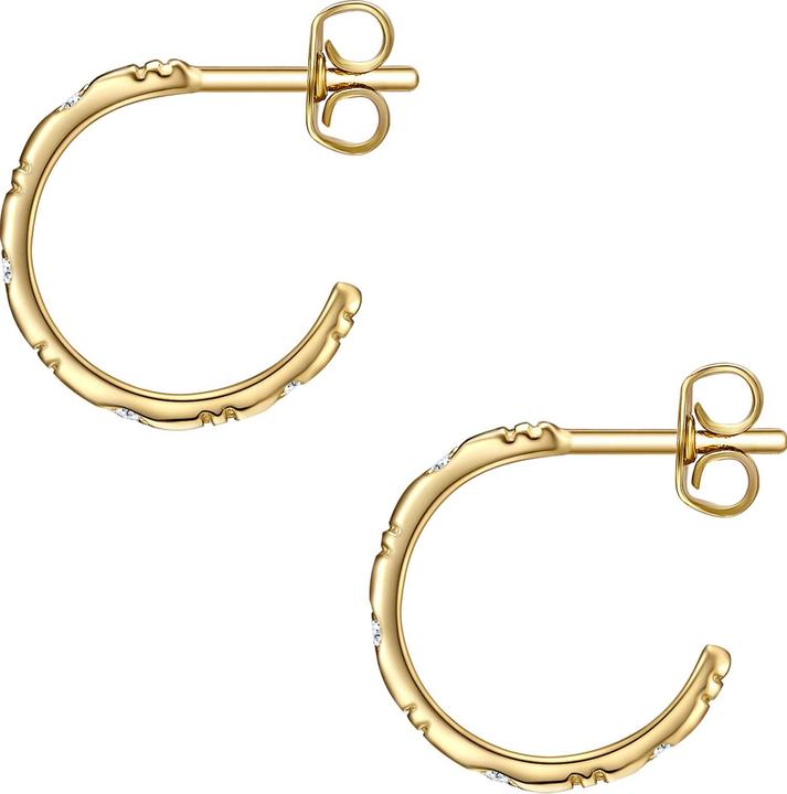 Actual product image Glanzstücke München Ladies Sterling Silver Cubic Zirconia Yellow Gold - 15830 (Sterling Silver)