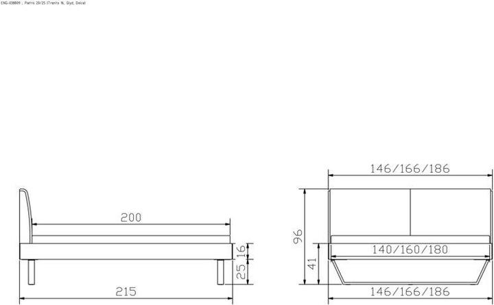 Produktbild Hasena Pietro (160 x 200 cm)