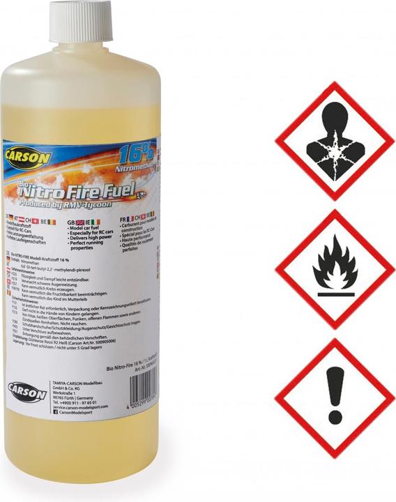 Image du produit Carson Bio Nitro-Fire 16%/1L de carburant