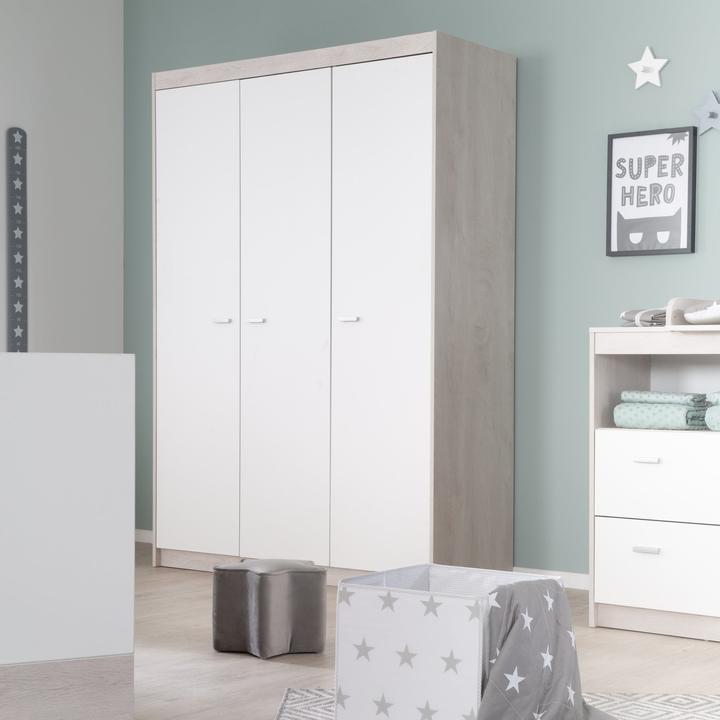 Actual product image Roba Closet 3-door Julia (131 cm)
