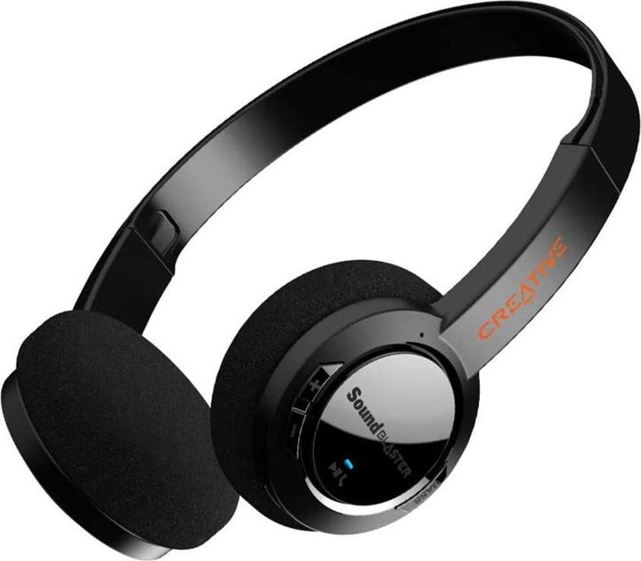 Productafbeelding Creative SOUND BLASTER JAM V2 Draadloze Bluetooth Hoofdtelefoon zwart (ANC, 22 h, Draadloze)