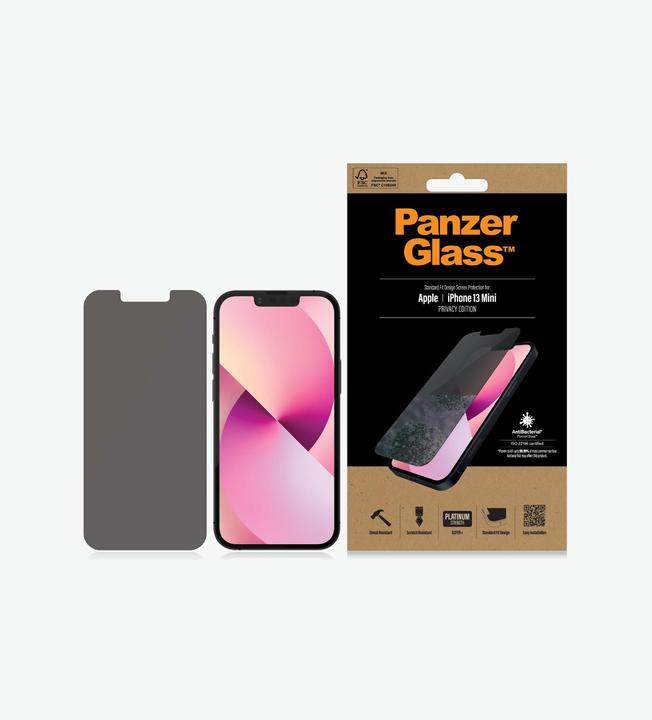 Image du produit PanzerGlass Vie privée (1 pièce(s), Apple iPhone 13 mini)