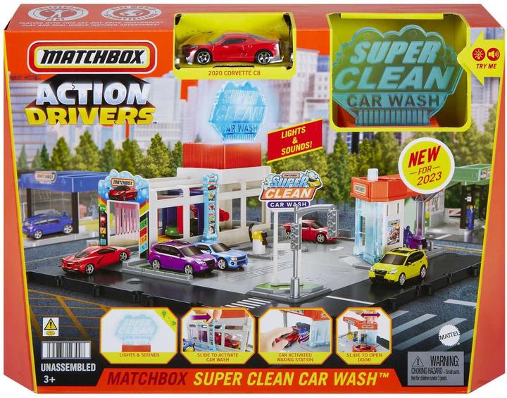Actual product image Matchbox Action Drivers Super Car Wash Playset