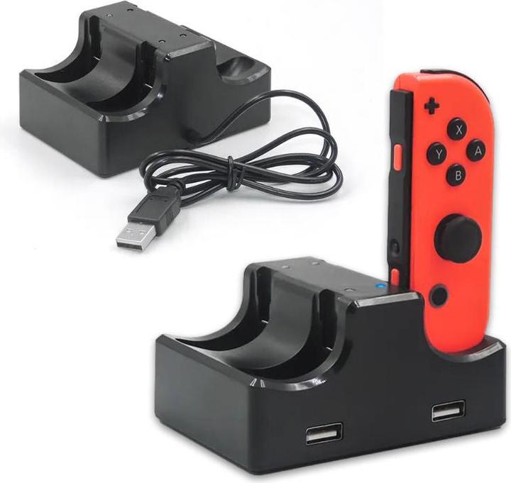 Actual product image Hermex Nintendo Switch Charging Station Docking Station Switch Charging Station Oled (Switch OLED, Switch)