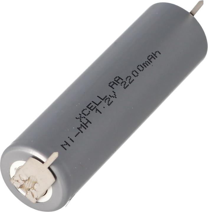 Actual product image AccuCell Akku HHR2200 Mignon AA Zelle mit 1-er Print (1 pcs., AA, 2200 mAh)
