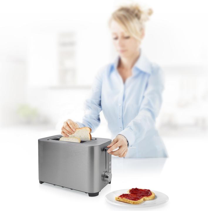 Produktbild Princess 142400 Steel Toaster 2 - 7 einstellbare Stufen - 850 W (EU-Stecker)
