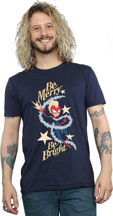 Immagine prodotto Be Merry Be Bright Maglietta Uomo (3XL)