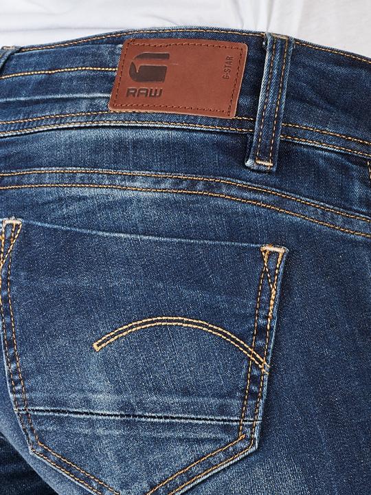 Actual product image G-Star Midge Saddle Mid Straight Jeans Neutro dk aged (W34/L34)