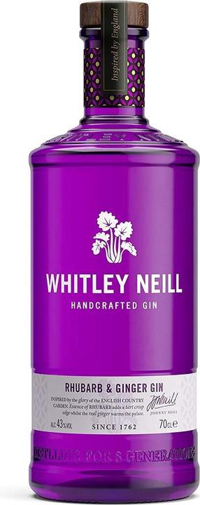 Produktbild Whitley Neill Rhubarb & Ginger Gin 41,3% Vol. 0,7l (6 x 70 cl)