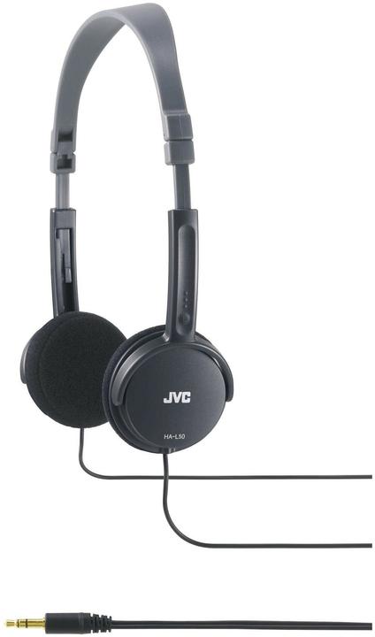 JVC Casque d'écoute stéréo HA-L50, noir (pas de réduction du bruit, Filaire)