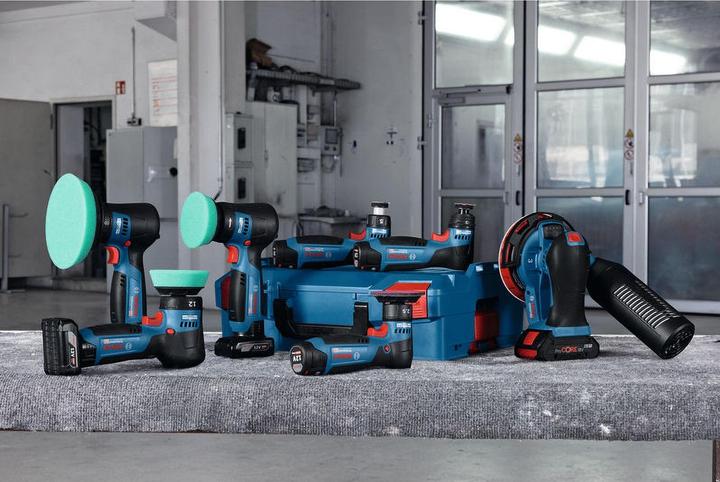 Produktbild Gpx Extreme Bosch Professional 12V System Akku-Polierer GPX 12V-125 (inkl. Baretool mit montiertem 125 mm Klett- (Exzenterpolierer)