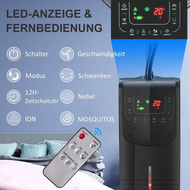 Produktbild Homcom Nebel-Standventilator