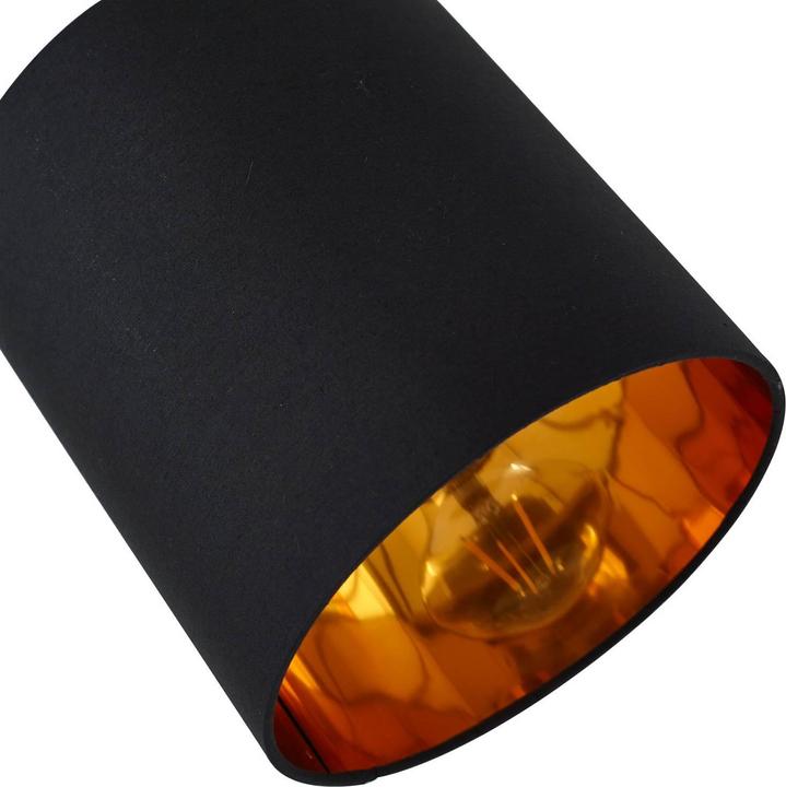Actual product image Lindby Nanika floor lamp, black/gold (E27)