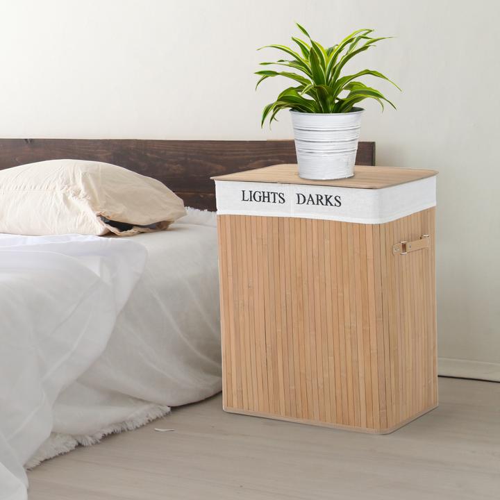 Actual product image Homcom Laundry basket with 2 handles (100 l)