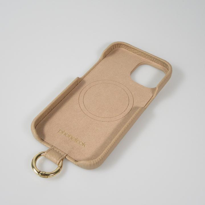 Actual product image PhoneLook Coque Premium cuir véritable de luxe avec lanière en cuir réglable et amovible + MagSafe (Apple iPhone 14 Pro Max)