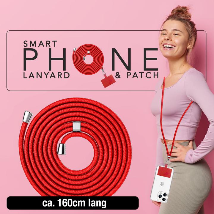 Image du produit Nalia Chaîne universelle pour téléphone portable à porter autour du cou avec pad