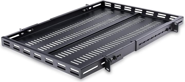 Actual product image StarTech 1 U adjustable heavy duty shelf for server rack/cabinet up to 80 Kg - Shelf for server rack 1U