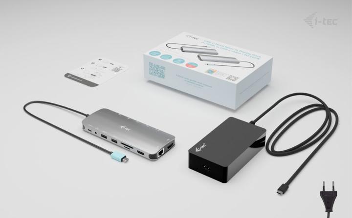 Actual product image i-tec USB-C Nano 3x LCD Dock (USB-C, 3 Ports)