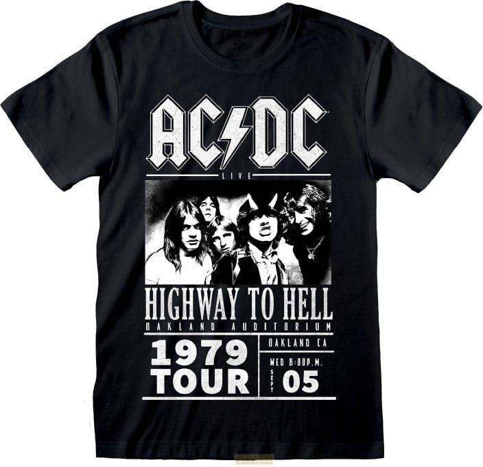 Heroes Inc AC/DC T-Shirt Highway To Hell 1979 Tour Black Grösse M (M)