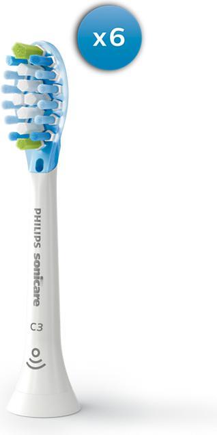 Actual product image Philips Sonicare C3 Premium Plaque Defence Genuine Replacement Toothbrush (6 x)