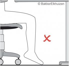 Actual product image Bakker Elkhuizen Footform Dual (45 x 39 x 45 cm)