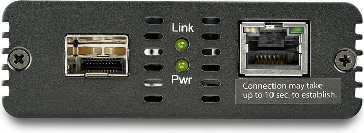 Actual product image StarTech Fiber optic media converter for 1/2.5/5/10 Gbit/s network NBASE-T SFP to RJ45