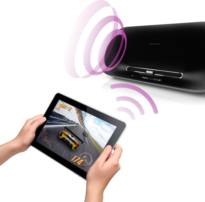 Produktbild Philips Fidelio DS8550, Dockinglautsprecher für iPod (Akkubetrieb)
