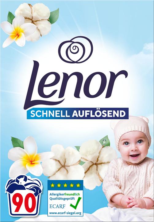 Lenor Sensitiv (90 Wascycli, Waspoeder)