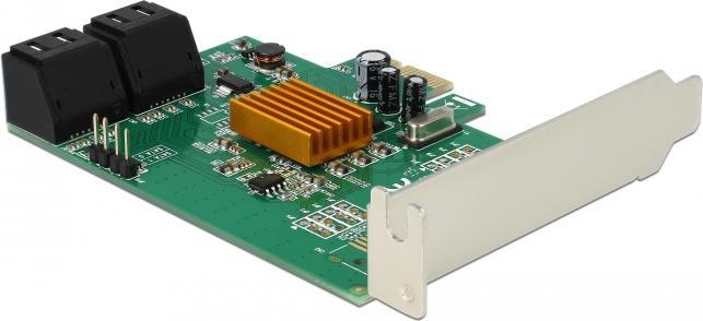Actual product image Delock 4 port SATA PCI Express card