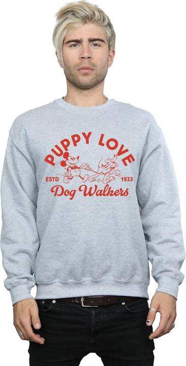 Immagine prodotto Disney Mickey Mouse Puppy Love Felpa Uomo (L)