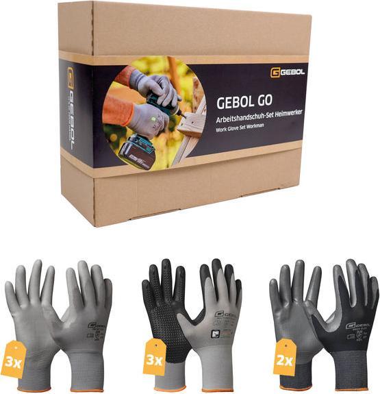 Immagine prodotto Gebol GEBOL GO Arbeitshandschuh-Set Heimwerker 9 (9)