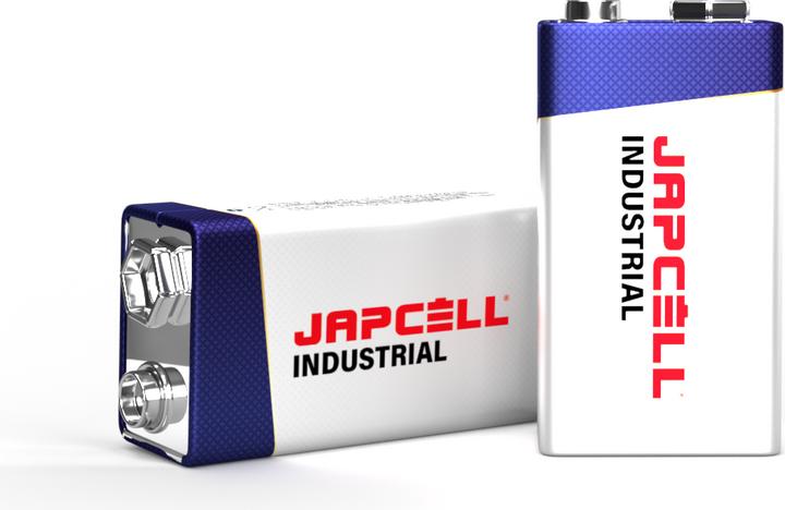 Actual product image Japcell 9V / 6LR61 Industrial (10 pcs., 9V Block)