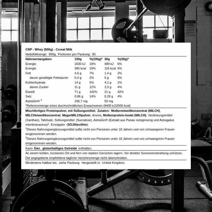 Image du produit CNP Whey (Lait de céréales, 900.90 g)