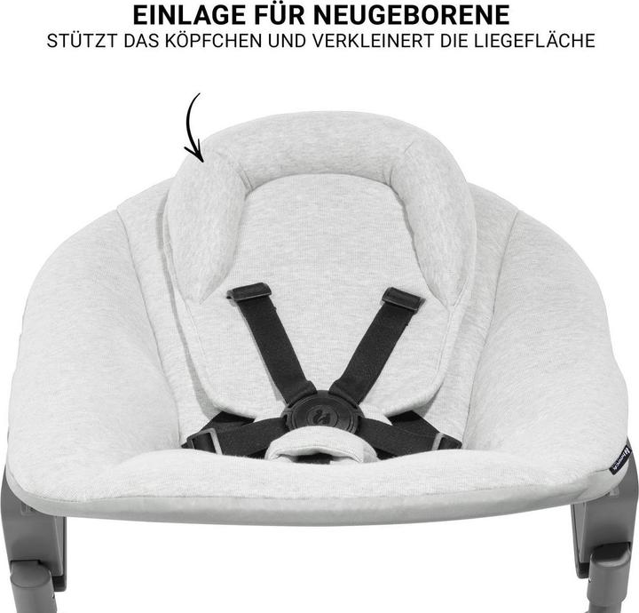 Produktbild Hauck Hochstühle Beta Plus White 5-tlg. Newborn Set - Hochstuhl (Hochstuhl)