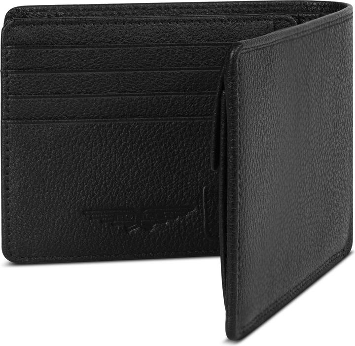 Actual product image Police Geldbörse RFID Leder 12 cm ausklappbar mit Reissverschlussfach