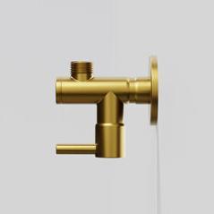 Actual product image Steinberg Series 100 angle valve, G1/2, with 3/8 connection for flexible hose