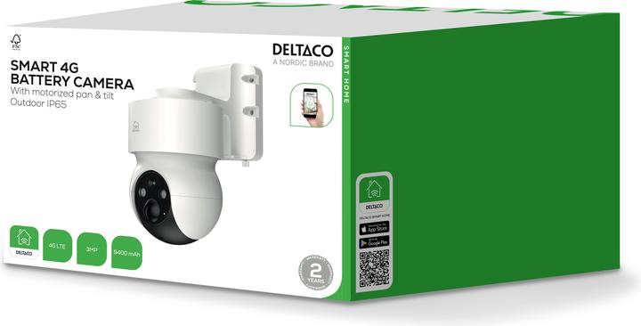 Actual product image Deltaco Smart Home Kamera SH-IPC11-4G Akku schwenk/neigbar (2304 x 1296 Pixels)